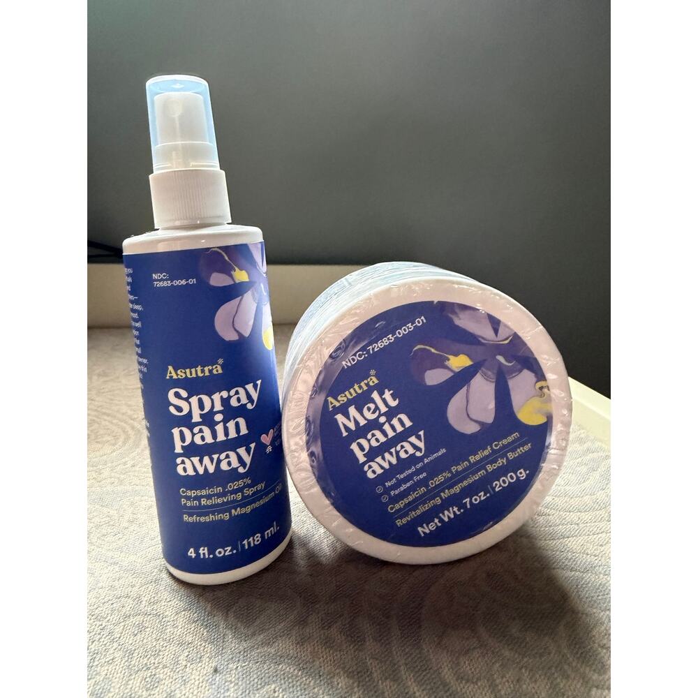 Asutra Pain Away Bundle (Spray and Cream)